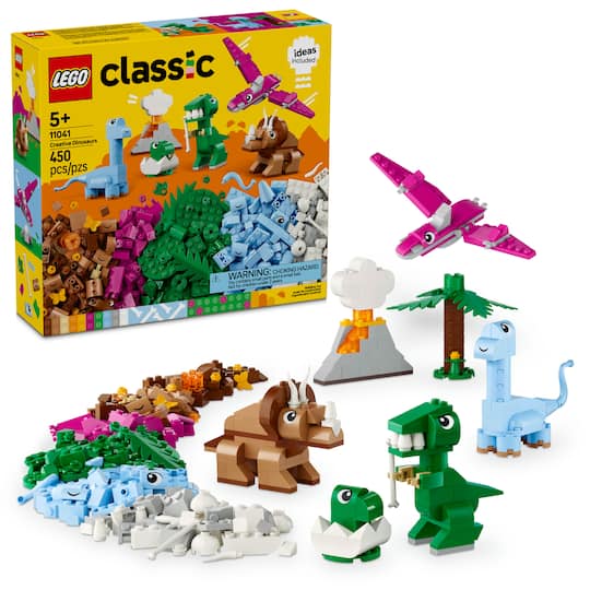 LEGO® Classic Creative Dinosaurs, Imaginative Toy Models 11041